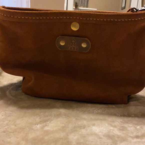 Taba High Quality Suede Cowhide Leather Purse NEW - Picture 3 of 10